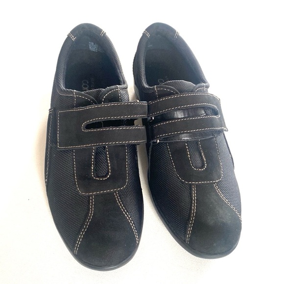 NEW Strictly Comfort Black flat sneaker shoes, Size 7 1/2 - Picture 3 of 10